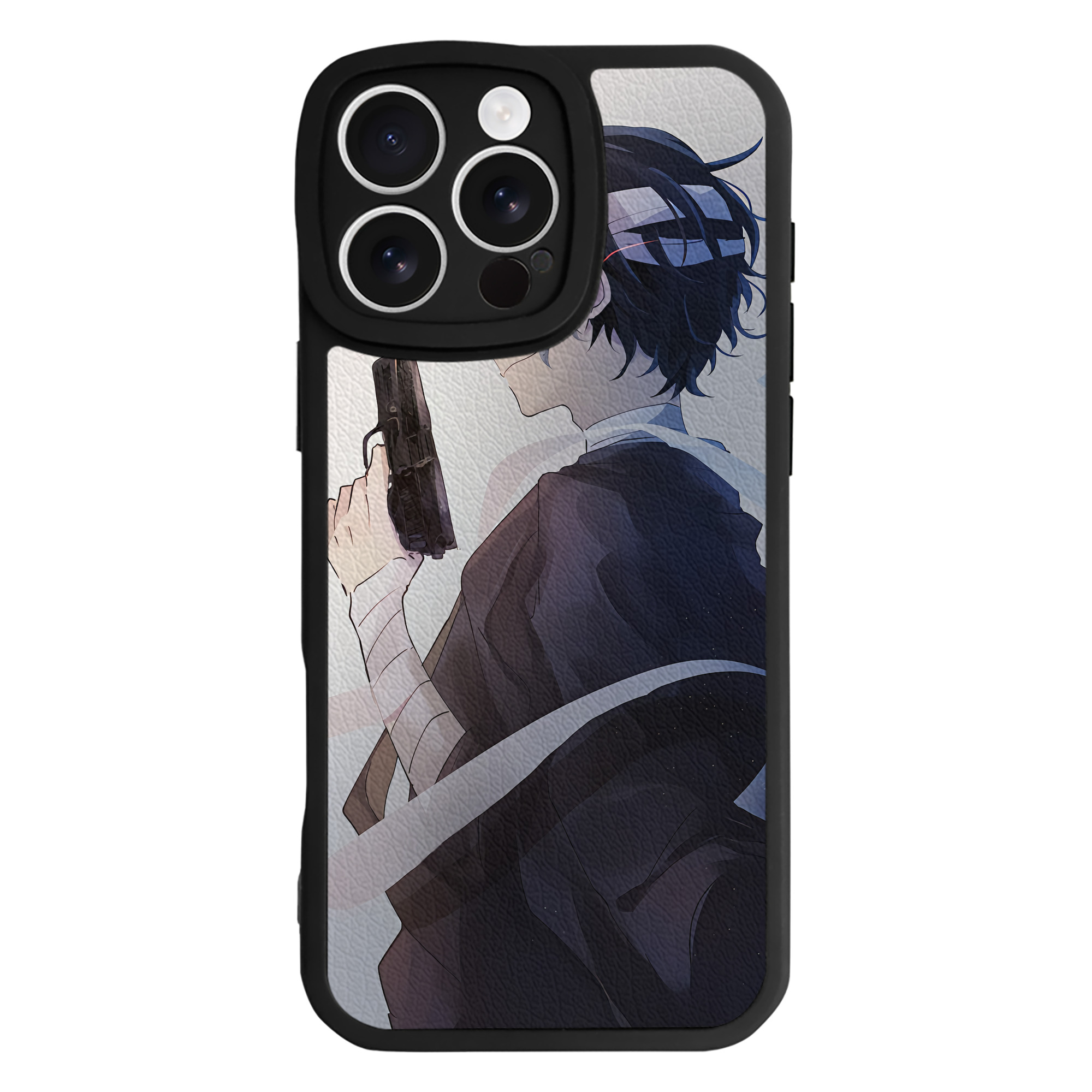 （画像用） 文豪ストレイドッグス Bungo Stray Dogs 【iPhone 16シリーズ対応】シリコンスマホケース（レザー調） 材質：シリコン